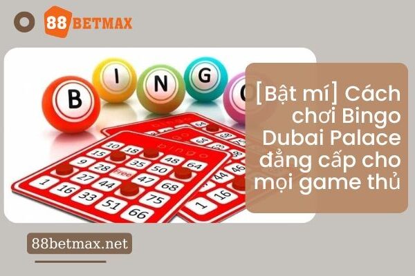 [Bật mí] Cách chơi Bingo Dubai Palace đẳng cấp cho mọi game thủ